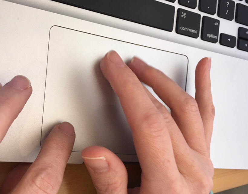 Trackpad – How I finally learned how to use one!